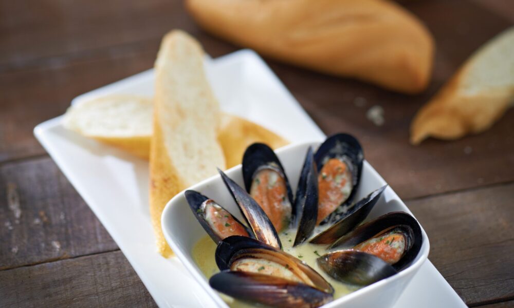 Single Garlic Herb Mussels_G6